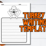 Turkey Writing Template, Thanksgiving Writing Template, Fall Regarding Turkey Writing Paper Template