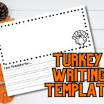 Turkey Writing Template, Thanksgiving Writing Template, Fall Within Turkey Writing Paper Template
