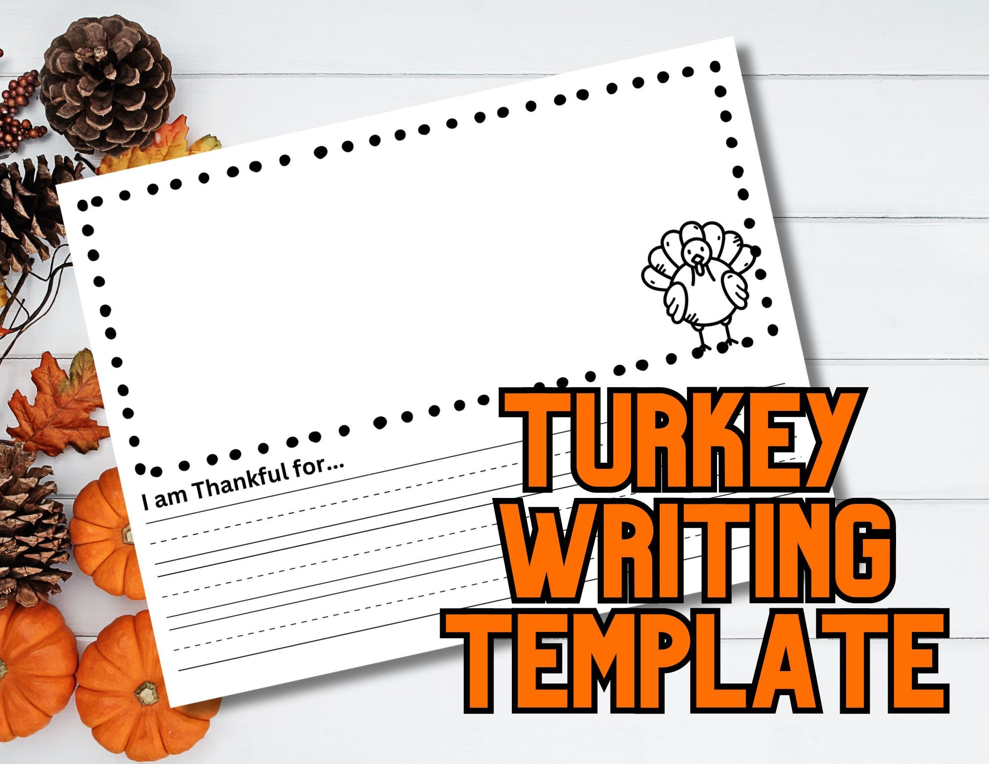Turkey Writing Template, Thanksgiving Writing Template, Fall within Turkey Writing Paper Template