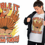 Twerking Turkey T Shirt Design Vector Download Inside Turkey Shirt Template