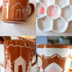 Viral Gingerbread House Christmas Mug Diy In Mini Gingerbread House For Mug Template