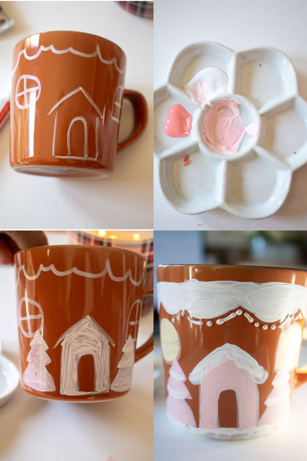 Viral Gingerbread House Christmas Mug Diy in Mini Gingerbread House For Mug Template
