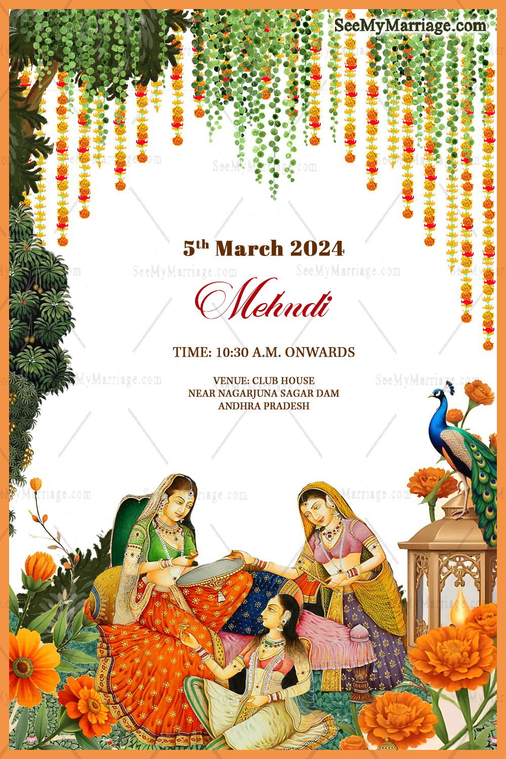 Wedding Invitation Set Inspiredradha Krishna Life Celebrating Events  With Divine Touch regarding Indian Wedding Card Krishna Feather Template