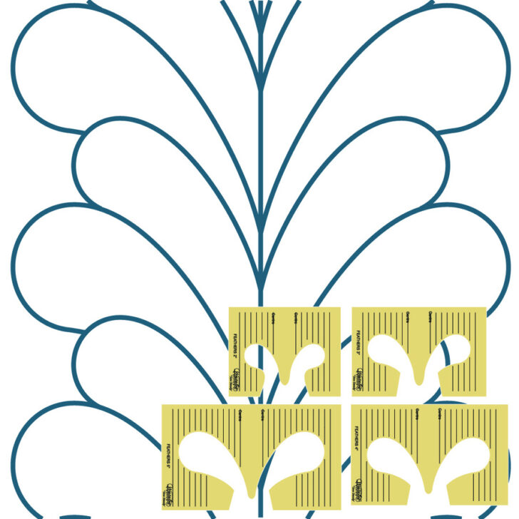 Feather Template For Quilting