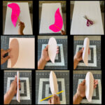 Wing Feather Digital Template   Etsy Uk With Regard To Feather Wing Template