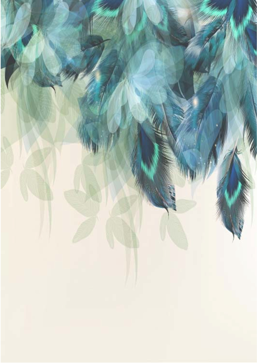Word Of [Letter Paper]Peacock Feathers.docx | Wps Free Templates for Free Peacock Feather Template