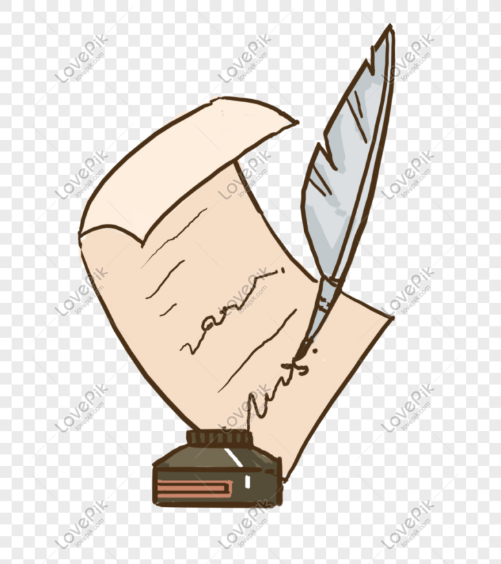 Feather Letter Writing Template