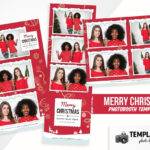 10+ Christmas Photo Booth Templates For Festive Designs   Brandpacks For Christmas Card Photo Booth Template