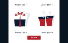 11 Best Holiday Email Templates For Christmas And New Year throughout Christmas Gift Email Template