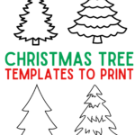 11 Free Christmas Tree Templates   Crafty Morning In Christmas Tree Template