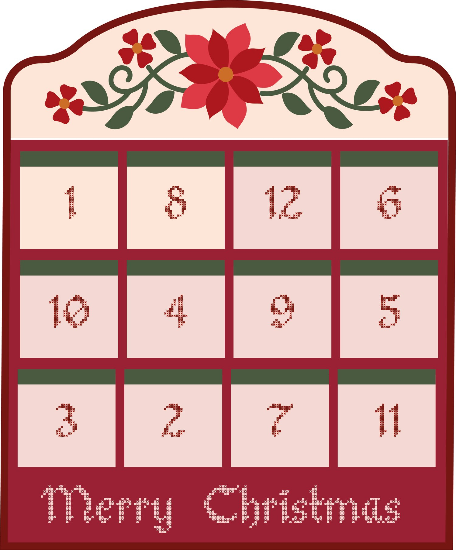 12 Days Of Christmas' Advent Calender 2023 intended for 12 Days of Christmas Calendar Template