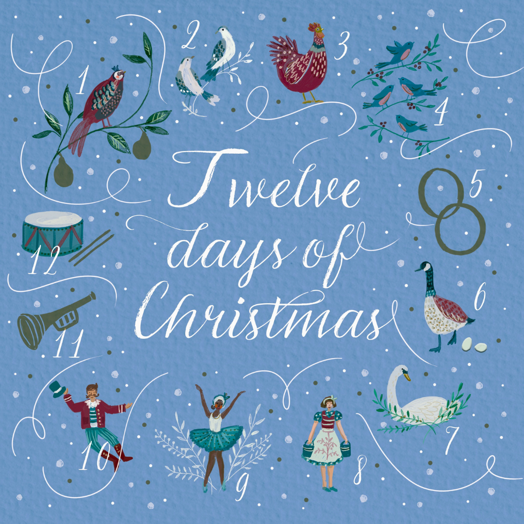 12 Days Of Christmas | Christmas Cards | Katharine House Hospice in 12 Days of Christmas Card Template