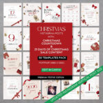 12 Days Of Christmas Instagram Templates For Retail Shops Within 12 Days Of Christmas Sale Template