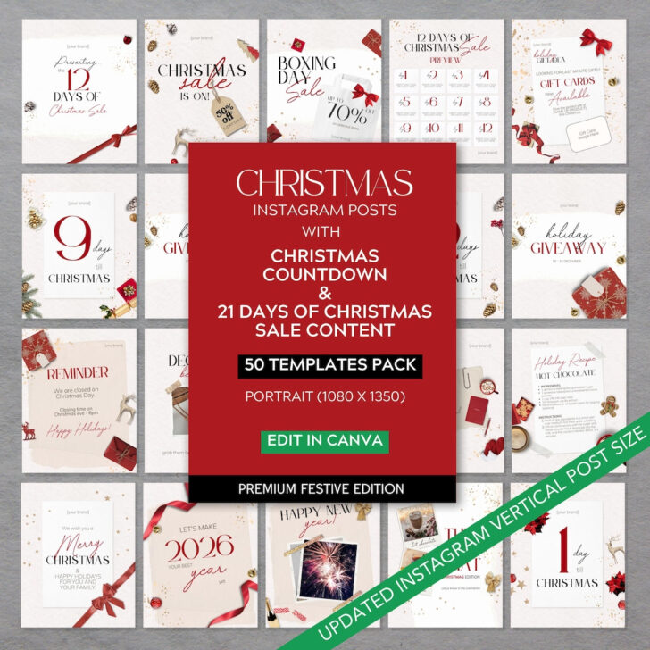 12 Days of Christmas Sale Template 12 Days of Christmas Sale Template