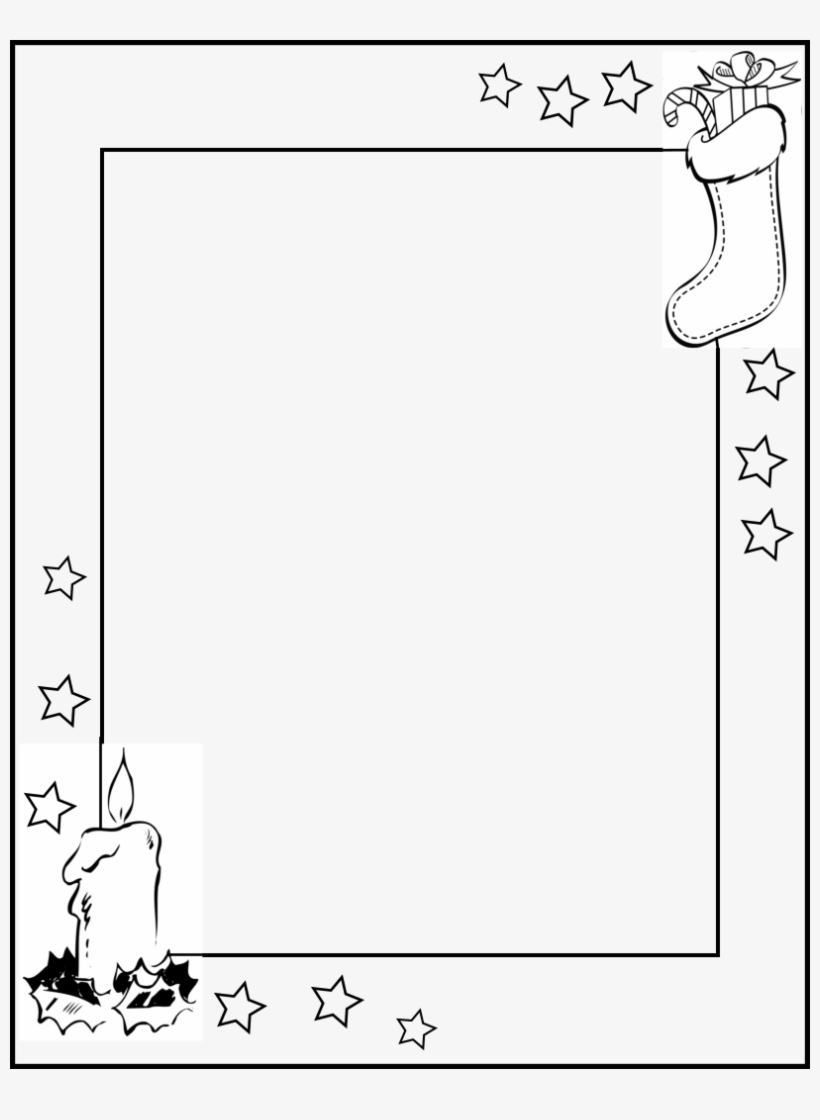 16 Free Letter To Santa Templates For Kids - Christmas Page intended for Black And White Christmas Letter Template