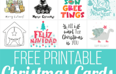 160 Free Printable Christmas Cards For 2025 intended for Christmas Card Template Download