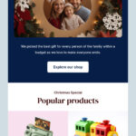 20+ Christmas Newsletter Examples And High Converting Ideas Within 12 Days Of Christmas Email Template