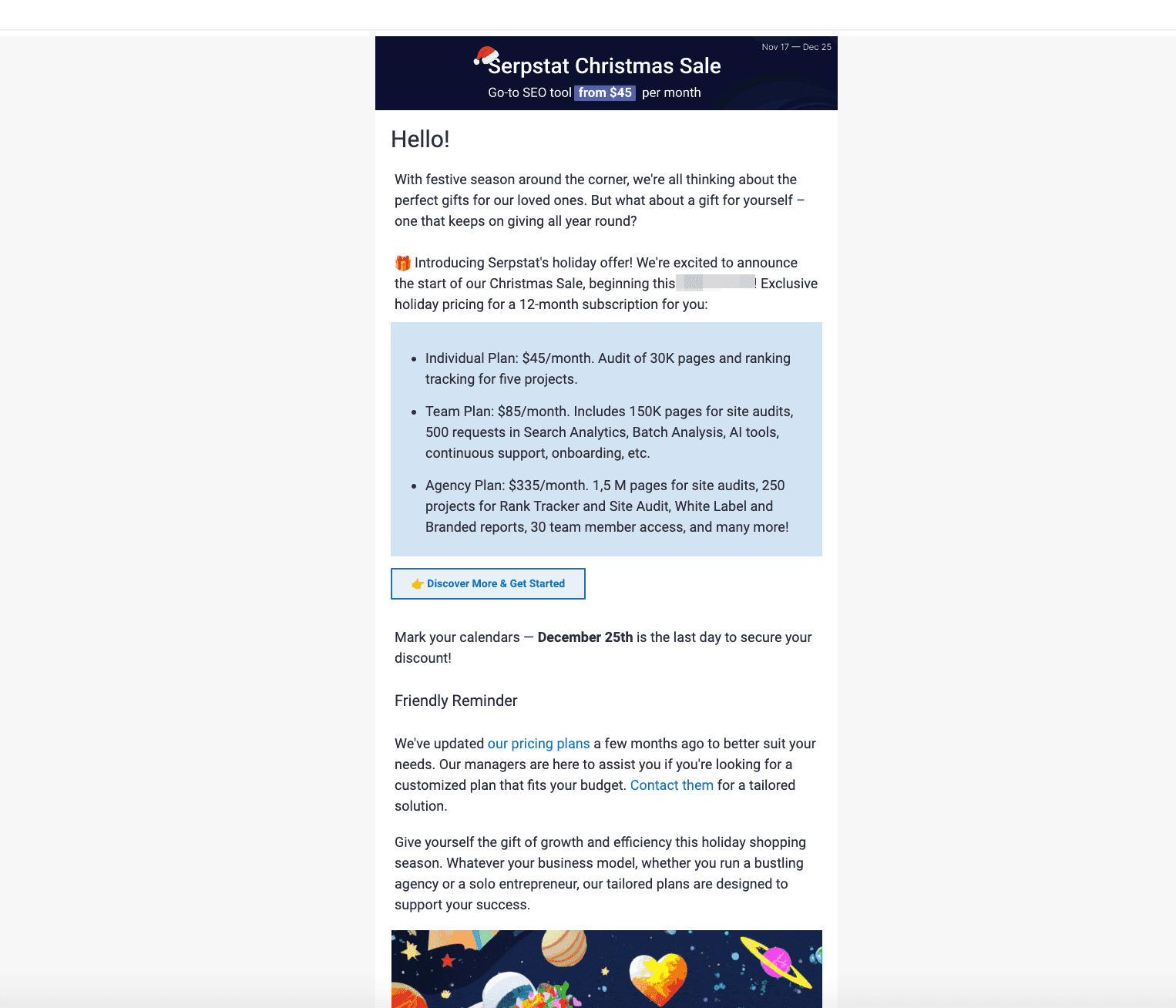 20 Holiday Email Templates To Clients with regard to Christmas Email Template For Clients