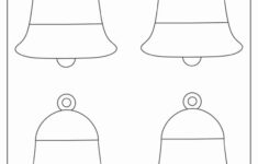 200 Printable Christmas Ornaments (Free Templates) within Christmas Bell Printable Template