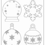 200 Printable Christmas Ornaments (Free Templates) Within Christmas Decor Template Free