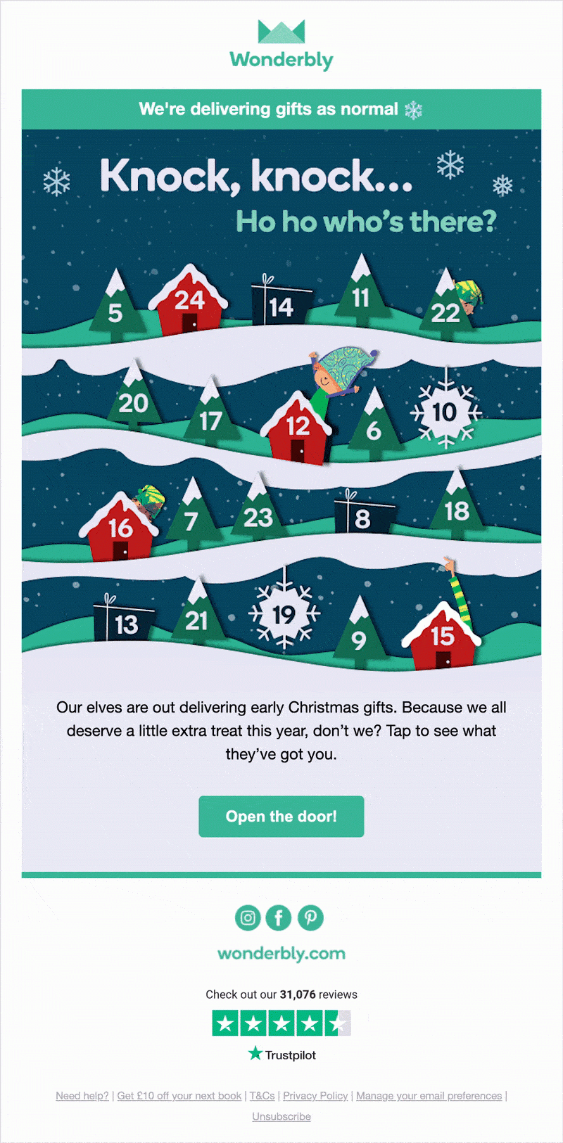 21 Christmas Email Examples + Holiday Campaign Guide - Mailerlite in Christmas Email Marketing Template