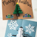 22 Christmas Card Ideas To Diy   Easy Homemade Christmas Cards Regarding Christmas Card Diy Template