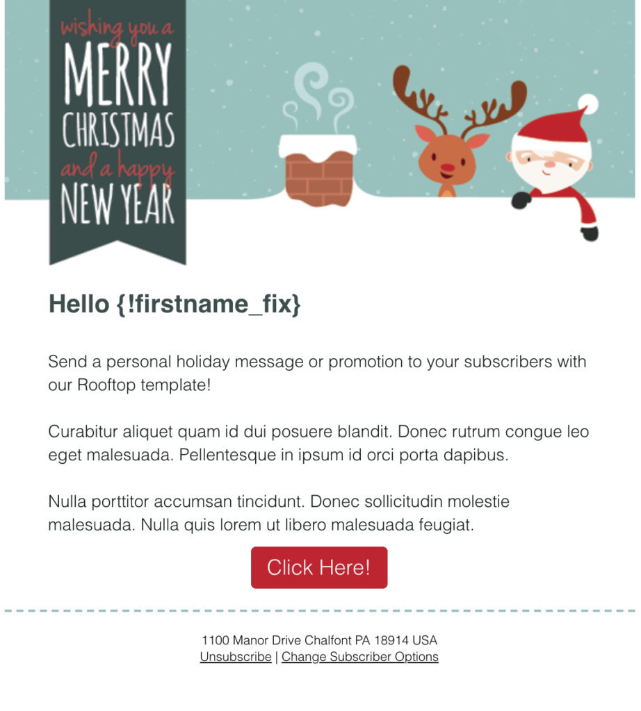 25+ Beautiful Holiday Email Marketing Templates [You Can Use For pertaining to Christmas Card Email Template Free