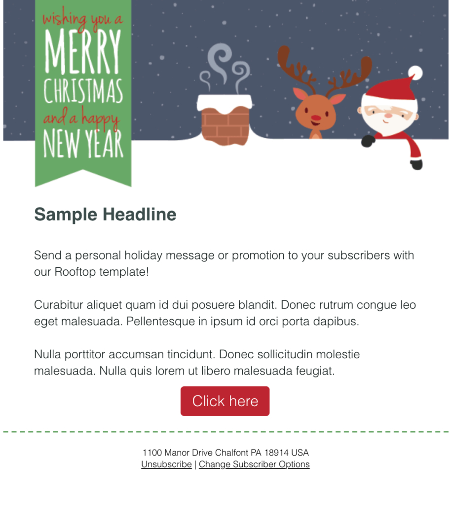 25+ Beautiful Holiday Email Marketing Templates [You Can Use For throughout Christmas Closing Email Template