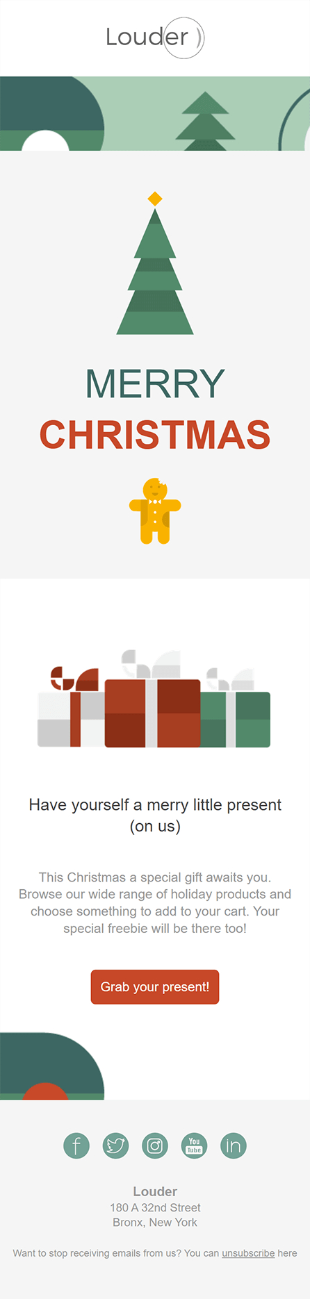 25 Free Christmas Email Templates To Use In 2024 regarding Christmas Gift Email Template