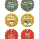 25 Free Printable Christmas Gift Tags | Baking You Happier Inside Christmas Gift Tag Template Circle