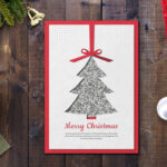 30+ Best Christmas Card Templates For Photoshop | Design Shack Inside Christmas Card Making Template