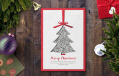 30+ Best Christmas Card Templates For Photoshop | Design Shack inside Christmas Card Making Template