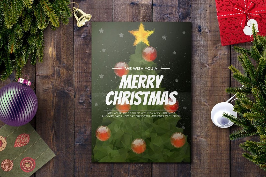 30+ Best Christmas Card Templates For Photoshop | Design Shack inside Christmas Card Photoshop Template