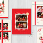 30+ Best Christmas Card Templates For Photoshop | Design Shack Intended For A5 Christmas Card Template