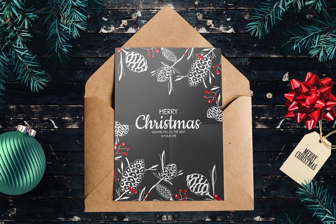 30+ Best Christmas Card Templates For Photoshop | Design Shack pertaining to Christmas Card Template Photoshop Free Download