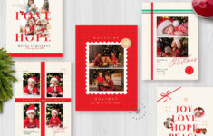 30+ Best Christmas Card Templates For Photoshop | Design Shack regarding Christmas Card Template A5