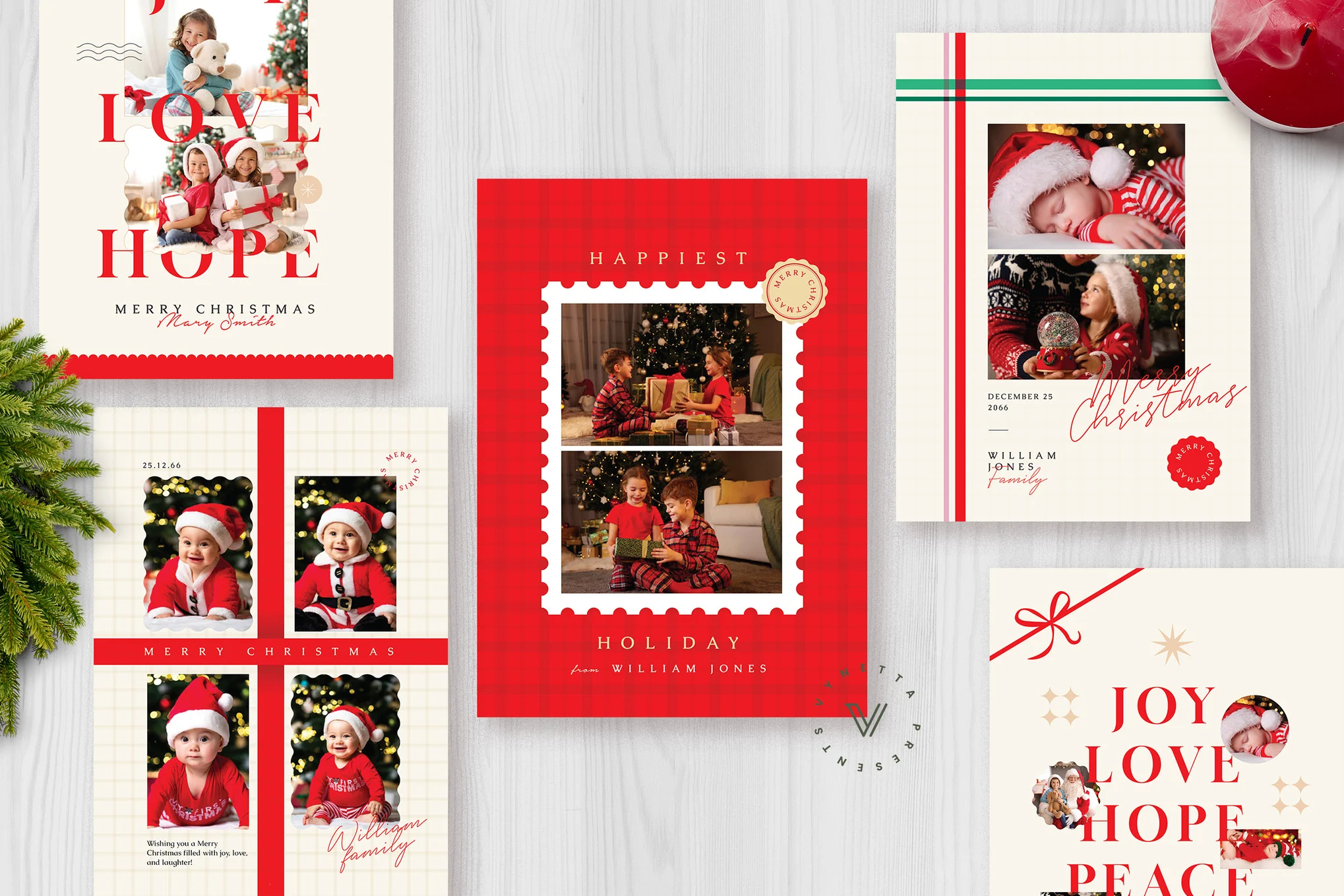 30+ Best Christmas Card Templates For Photoshop | Design Shack regarding Christmas Card Template A5