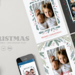 30+ Best Christmas Card Templates For Photoshop | Design Shack Within Christmas Card Free Template Photoshop