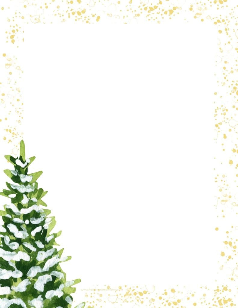 30+ Free Printable Christmas Border Printable Templates - The inside Christmas Email Stationery Template Free