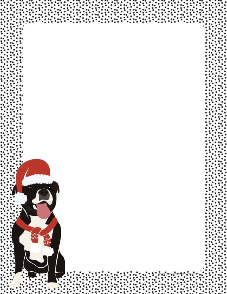 30+ Free Printable Christmas Border Printable Templates - The with regard to Christmas Border Template Black and White