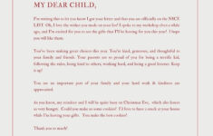 30+ Free Santa Letter Templates To Print & Use (Right Now!) – Your with Christmas Eve Santa Letter Template