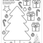 38 Free Printable Christmas Games And Activities   Pjs And Paint With Christmas Craft Template To Print