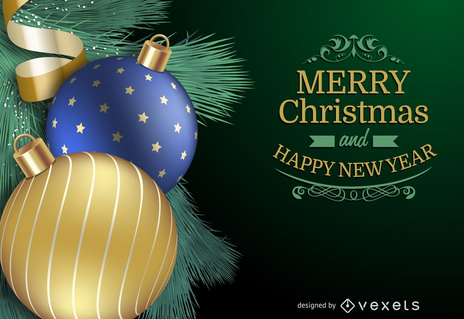 3D Christmas Ball Background Card Vector Download for Christmas Card Ball Ornament Template