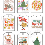 400+ Cutest Printable Christmas Tags (Free Pdf)   Cassie Smallwood With Christmas Gift Printable Template