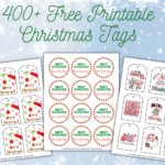 400+ Cutest Printable Christmas Tags (Free Pdf)   Cassie Smallwood With Regard To Christmas Hang Tag Template