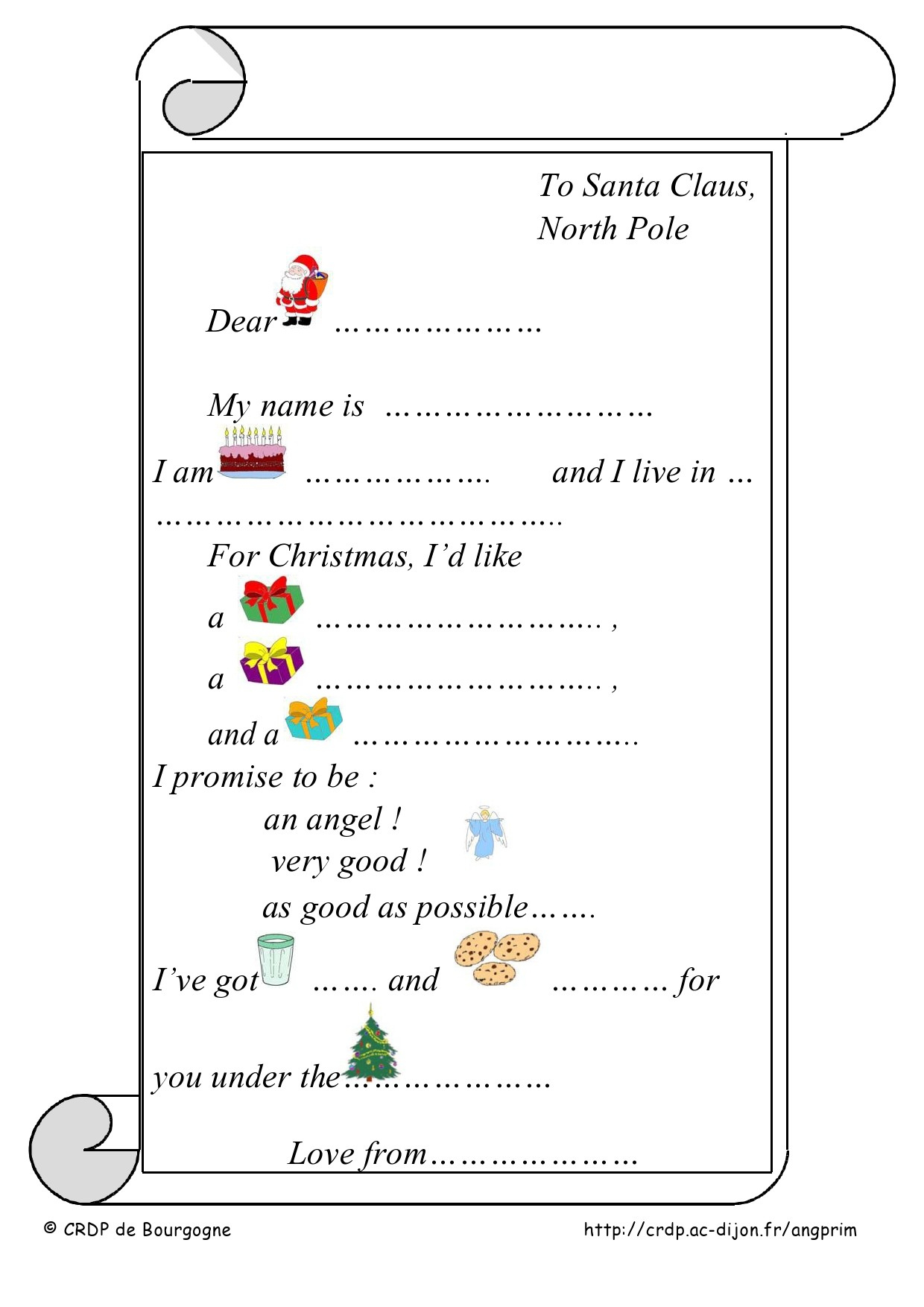 45 Printable Christmas Letter Templates [100% Free] ᐅ Templatelab intended for Christmas Card Letter Template Free