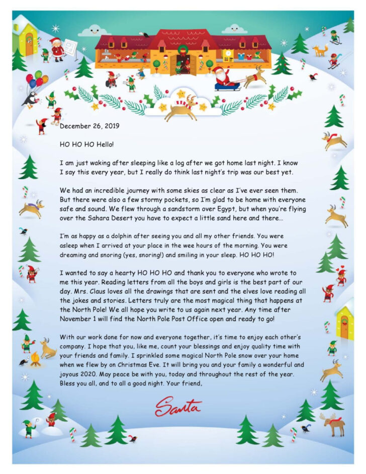 Christmas Gift Letter Template Christmas Gift Letter Template