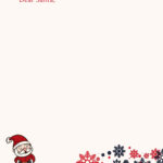 45 Printable Christmas Letter Templates [100% Free] ᐅ Templatelab Within Christmas Background Letter Template