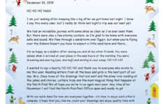 45 Printable Christmas Letter Templates [100% Free] ᐅ Templatelab within Christmas Friendly Letter Template