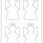 60 Angel Templates (Free Pdf Printables) Inside Christmas Angel Template Printable